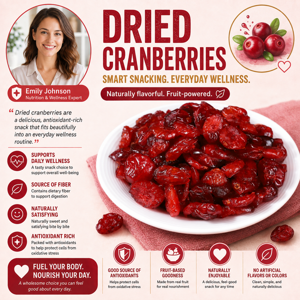🥗Say goodbye to high-calorie guilt! 💯💯Satisfy your cravings with ourfiber-rich Dried Cranberries-LYJ
